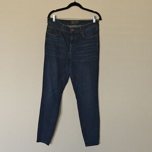 Maurices Deep Indigo Skinny Jeans